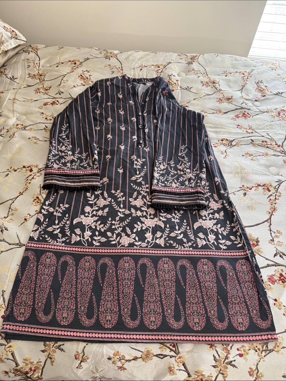 Saya printed cotton shirt
